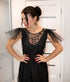 Evening gown Black seguin dress